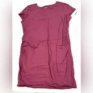 XL Sonoma NWT Everyday Tee Dress in Berry Color